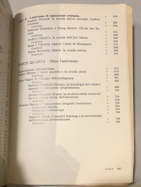 PEDAGOGIA, METODOLOGIA e PSICOLOGIA OGGI. QUESTIONARIO da DEWEY ai nostri …