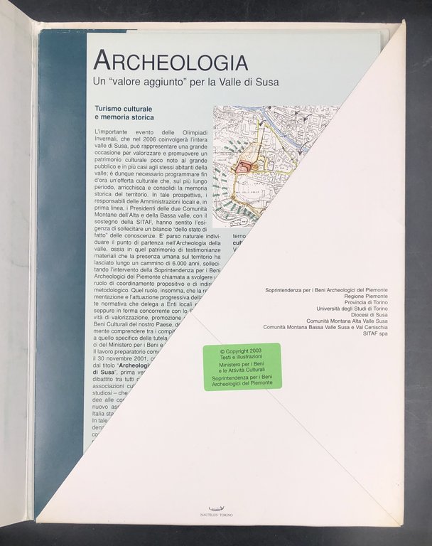 Archeologia. Una risorsa per la VALLE di SUSA. Atti della …
