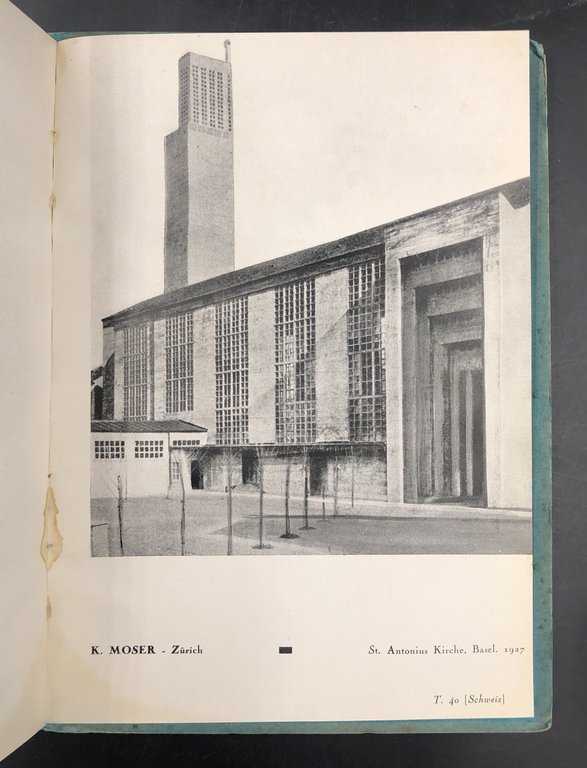 ARCHITETTURE RAZIONALI RELIGIOSE. 40 tavole presentate da N. Servettaz. [Gocar, …