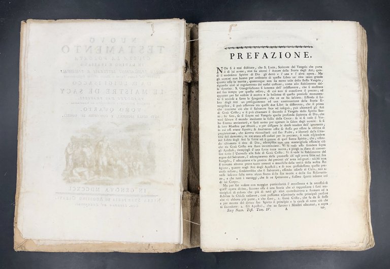 ATTI degli APOSTOLI + CONCORDIA de' VANGELI. Opera completa, fa …