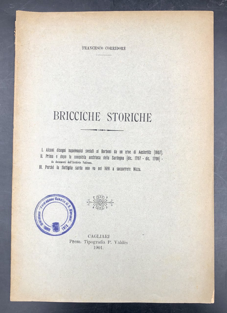 BRICCICHE STORICHE. I. Alcuni disegni NAPOLEONICI SVELATI ai BORBONI da …