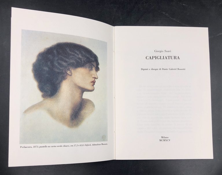 CAPIGLIATURA. Dipinti e disegni di Dante Gabriele ROSSETTI. Edizione fuori …