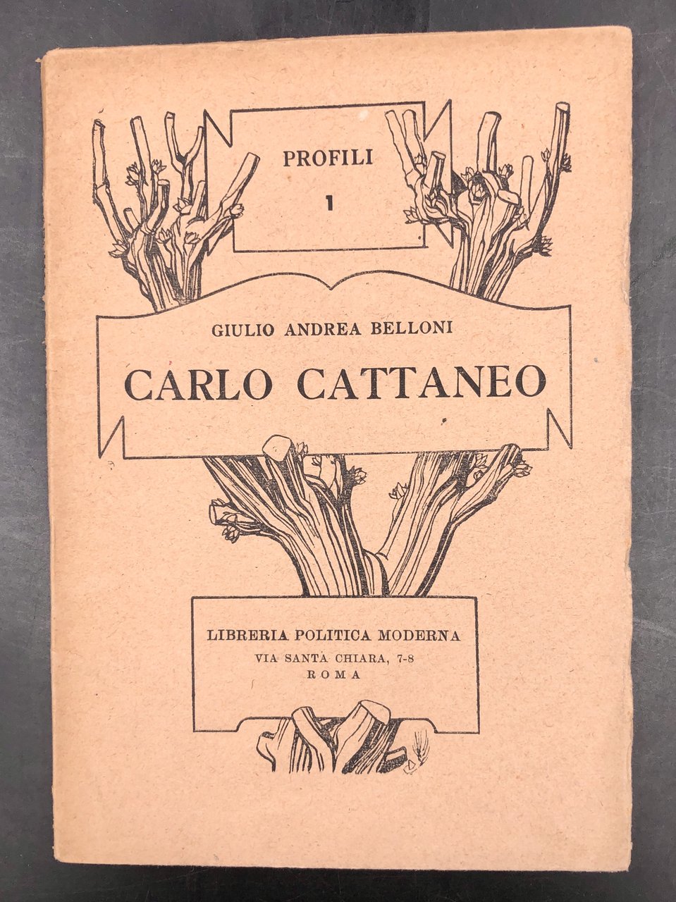 CARLO CATTANEO.Collana "Profili", 1.