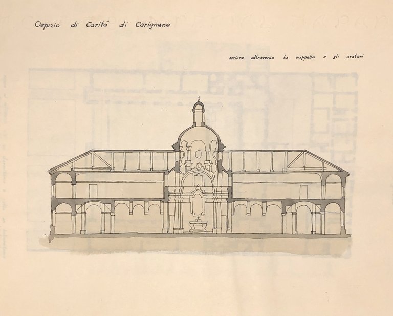 DISEGNI di EDIFICI progettati da GUARINO GUARINI: in PIEMONTE: COLLEGIO …