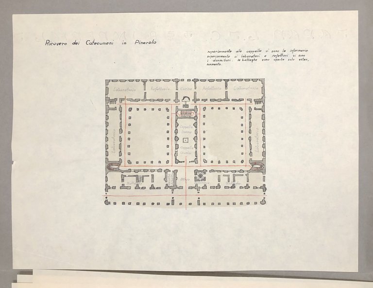 DISEGNI di EDIFICI progettati da GUARINO GUARINI: in PIEMONTE: COLLEGIO …