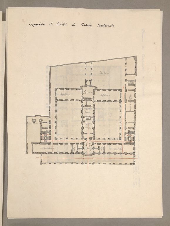 DISEGNI di EDIFICI progettati da GUARINO GUARINI: in PIEMONTE: COLLEGIO …