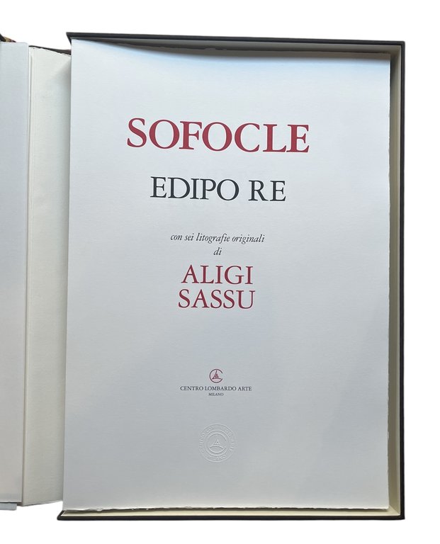 EDIPO RE. Traduzione e prefazione di Dario DEL CORNO. Con …