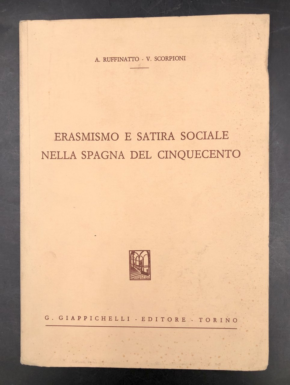 ERASMISMO e SATIRA SOCIALE nella SPAGNA del CINQUECENTO.