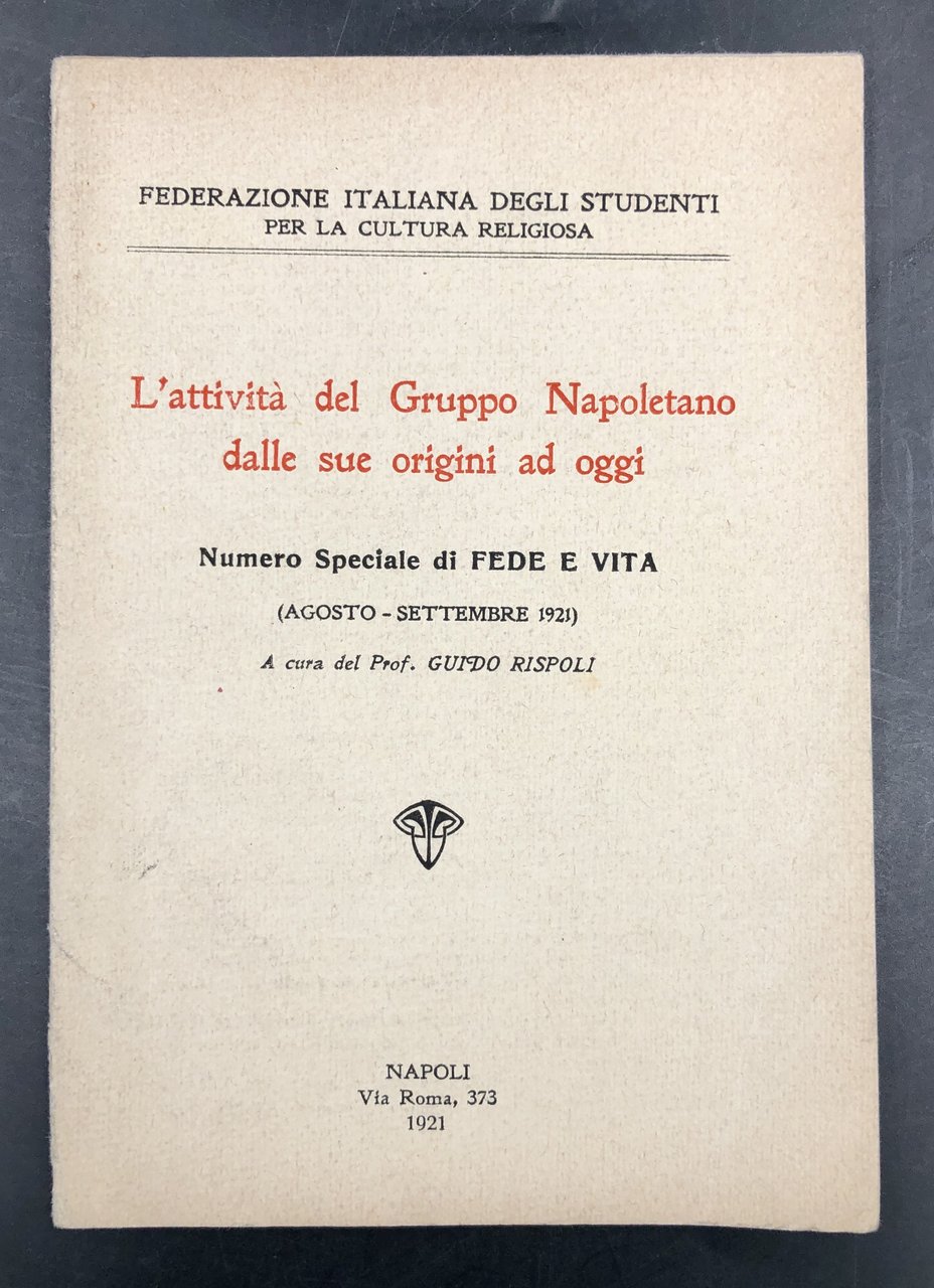 FEDERAZIONE ITALIANA degli STUDENTI per la CULTURA RELIGIOSA. L'attività del …