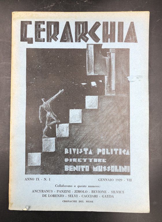 GERARCHIA. Rivista politica. Direttore Benito MUSSOLINI. Annate complete 1925 (anno …