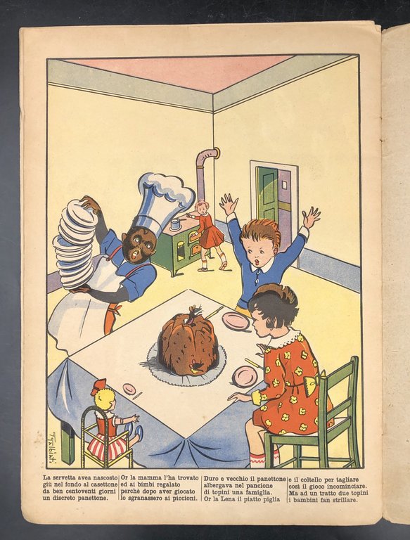 GIUOCHI di BIMBI, [Illustrato a colori di grande formato]. Gennaio …