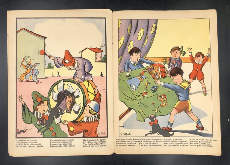 GIUOCHI di BIMBI, [Illustrato a colori di grande formato]. Gennaio …