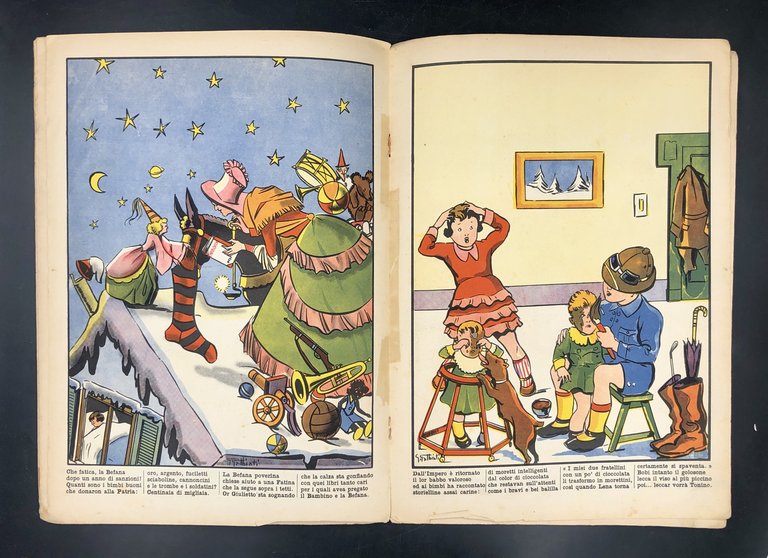 GIUOCHI di BIMBI, [Illustrato a colori di grande formato]. Gennaio …