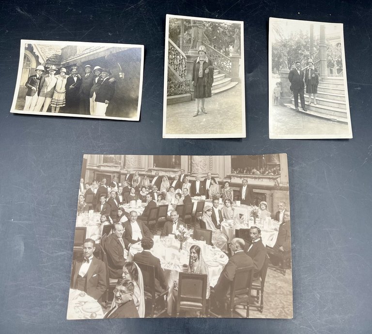 Gugliemo MARCONI fotografato in un gruppo durante una crociera in …