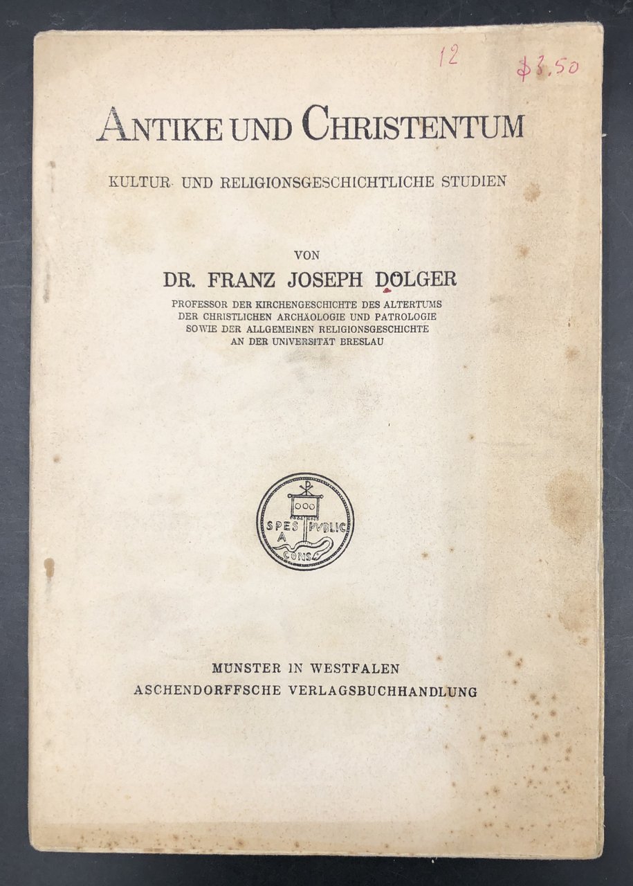 HEIDNISCHE und CHRISTLICHE BROTSTEMPEL mit RELIGIÖSEN ZEICHEN. Zur Geschichte des …