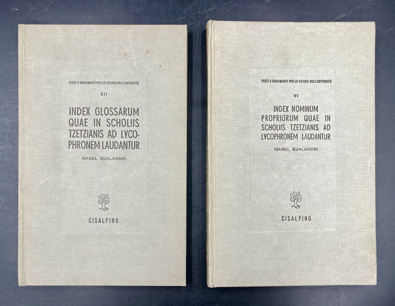 INDEX NOMINUM PROPRIORUM quae in SCHOLIIS TZETZIANIS ad LYCOPHRONEM laudantur …