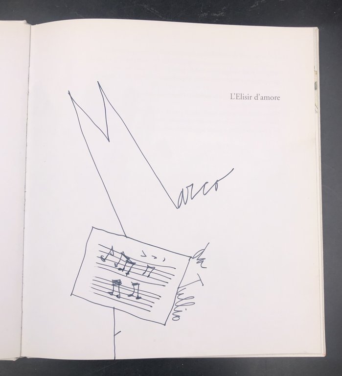 L'ELISIR d'AMORE. Disegnato da Tullio PERICOLI, raccontato d Piro GELLI. …