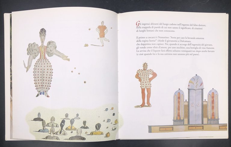 L'ELISIR d'AMORE. Disegnato da Tullio PERICOLI, raccontato d Piro GELLI. …