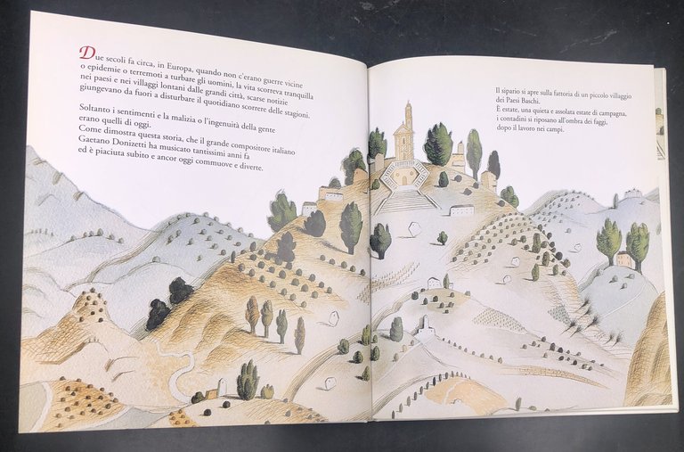 L'ELISIR d'AMORE. Disegnato da Tullio PERICOLI, raccontato d Piro GELLI. …