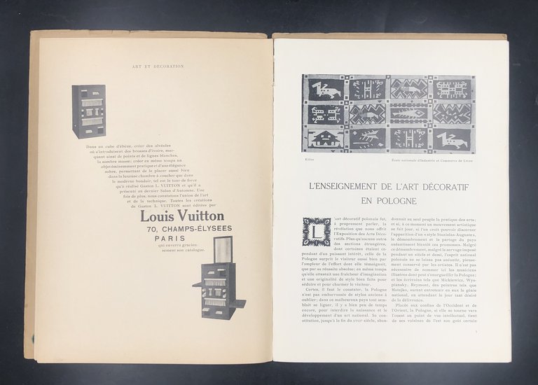 L'enseignement de l'ART DECORATIF en POLOGNE (dii Verneuil). In: Art …