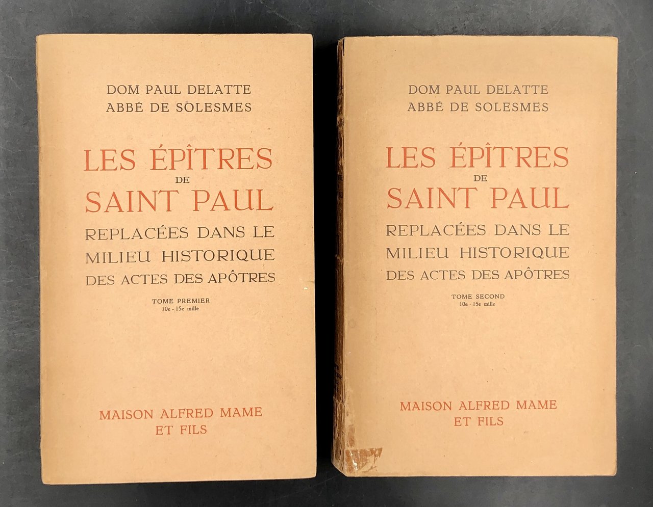 Les EPITRES de Saint PAUL, replacées dans le MILIEU HISTORIQUE …