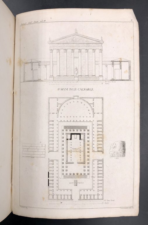 Les FORUM de ROMErestaurés et expliqués par Ch. Bunsen. Seconde …