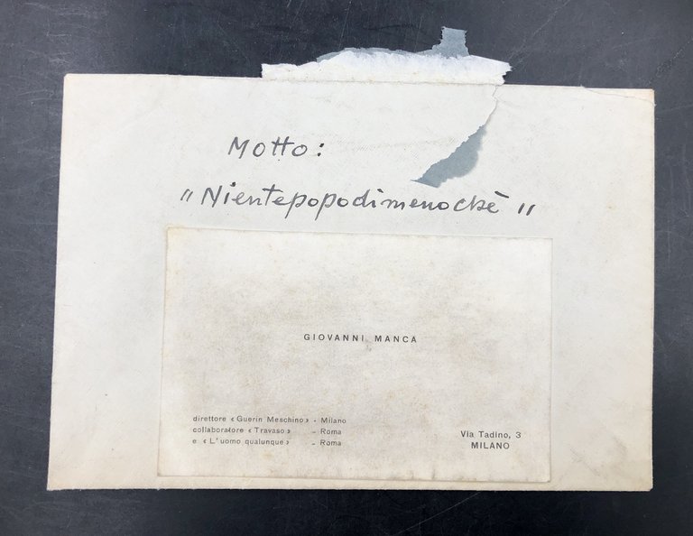 MACARIO IL SURREALISTA. Commedia satirica in 3 atti. Copione di …