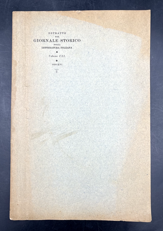 Notizie di Gianfrancesco FORTUNIO. Estratto orig. da Giornale Storico della …
