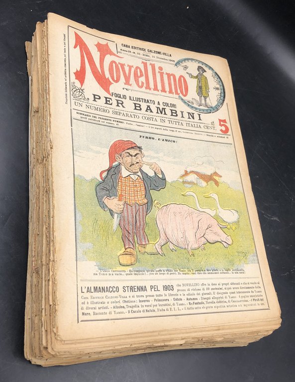 NOVELLINO. Foglio illustrato a COLORI per bambini. Settimanale. Fasc. sciolti … | Immagine Gallery 1