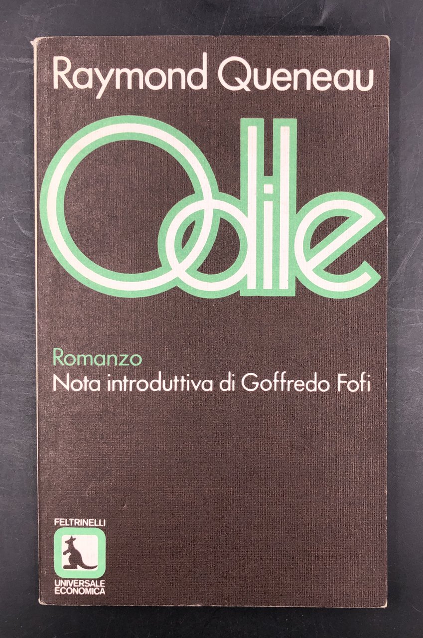 ODILE. Romanzo. Nota introduttiva di Goffredo FOFI. Traduzione di Chiara …