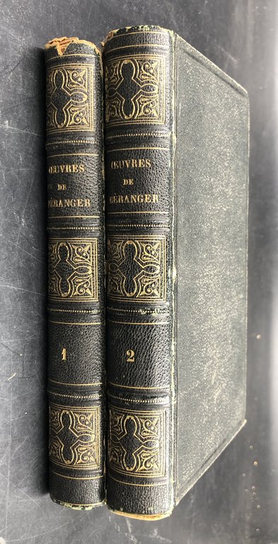 OEUVRES COMPLETES (Volumes I & II) Contenant les Dix Chansons …