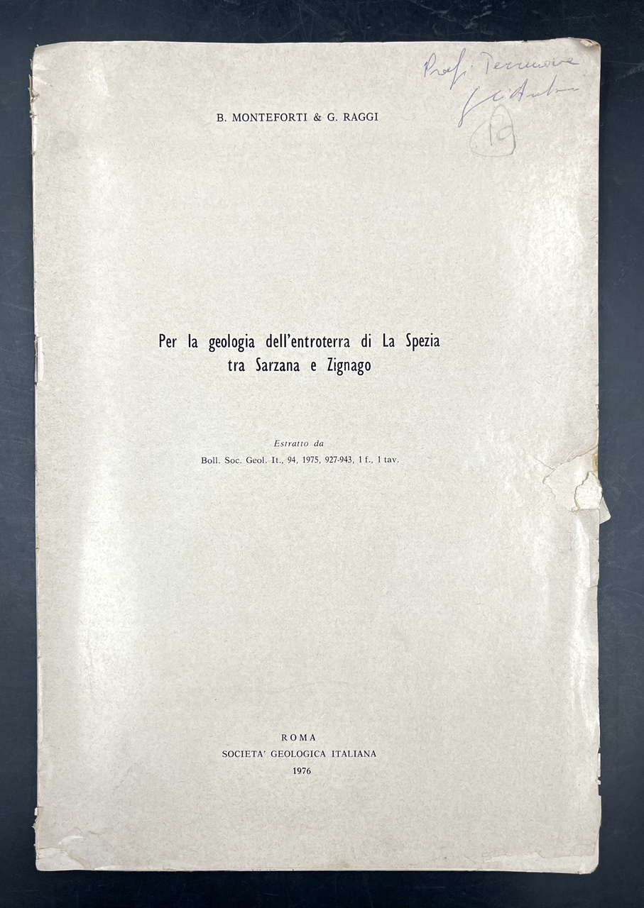 Per la GEOLOGIA dell'ENTROTERRA di LA SPEZIA tra SARZANA e …