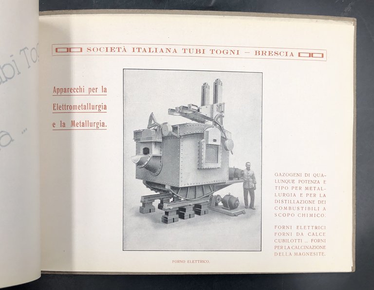 Prima OFFICINA italiana specializzata nelle costruzione delle MACCHINE occorrenti alle …