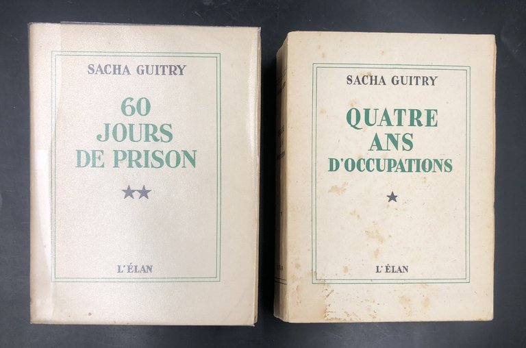 QUATRE ANS d'OCCUPATIONS + 60 JOURS de PRISON (Facsimilé du …
