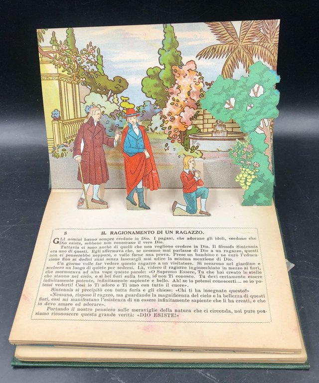 SCENE CATECHISTICHE. Dio e l'uomo. [Libro illustrato a figure mobili]. …