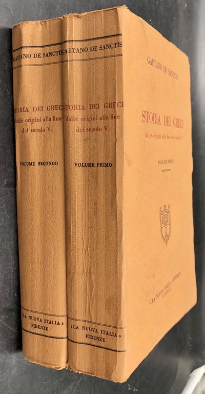 STORIA dei GRECI dalle origini alla fine del secolo V. …