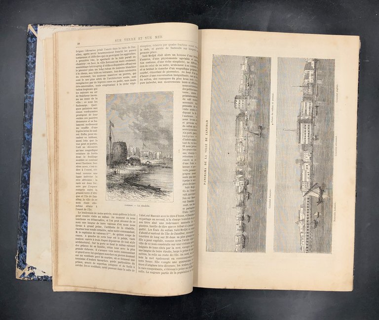 Sur TERRE et sur MER. Journal hebdomadaire de voyages et …