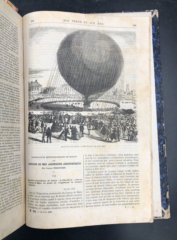 Sur TERRE et sur MER. Journal hebdomadaire de voyages et …