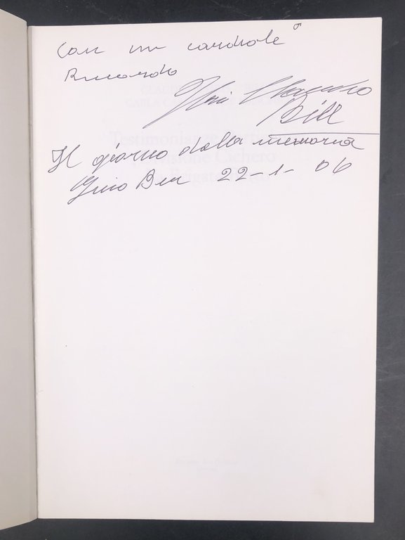 TESTIMONIANZE PARTIGIANE: Divisione CICHERO, La BRIGATA BERTO. Con la dedica …