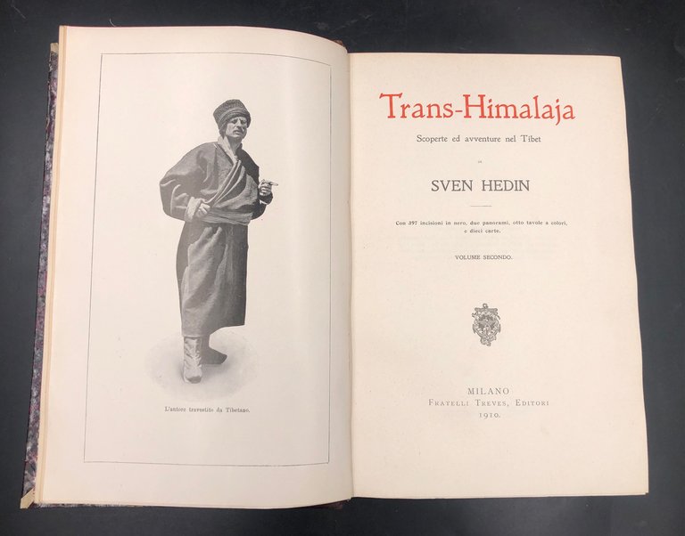 TRANS-HIMALAJA. Scoperte ed avventure nel TIBET. Prima edizione italiana.