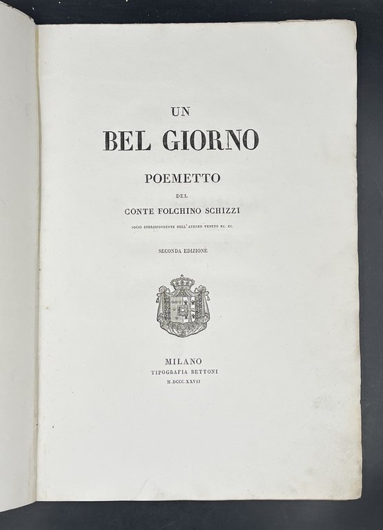 Un BEL GIORNO. Seconda edizione [ma la prima con questo …