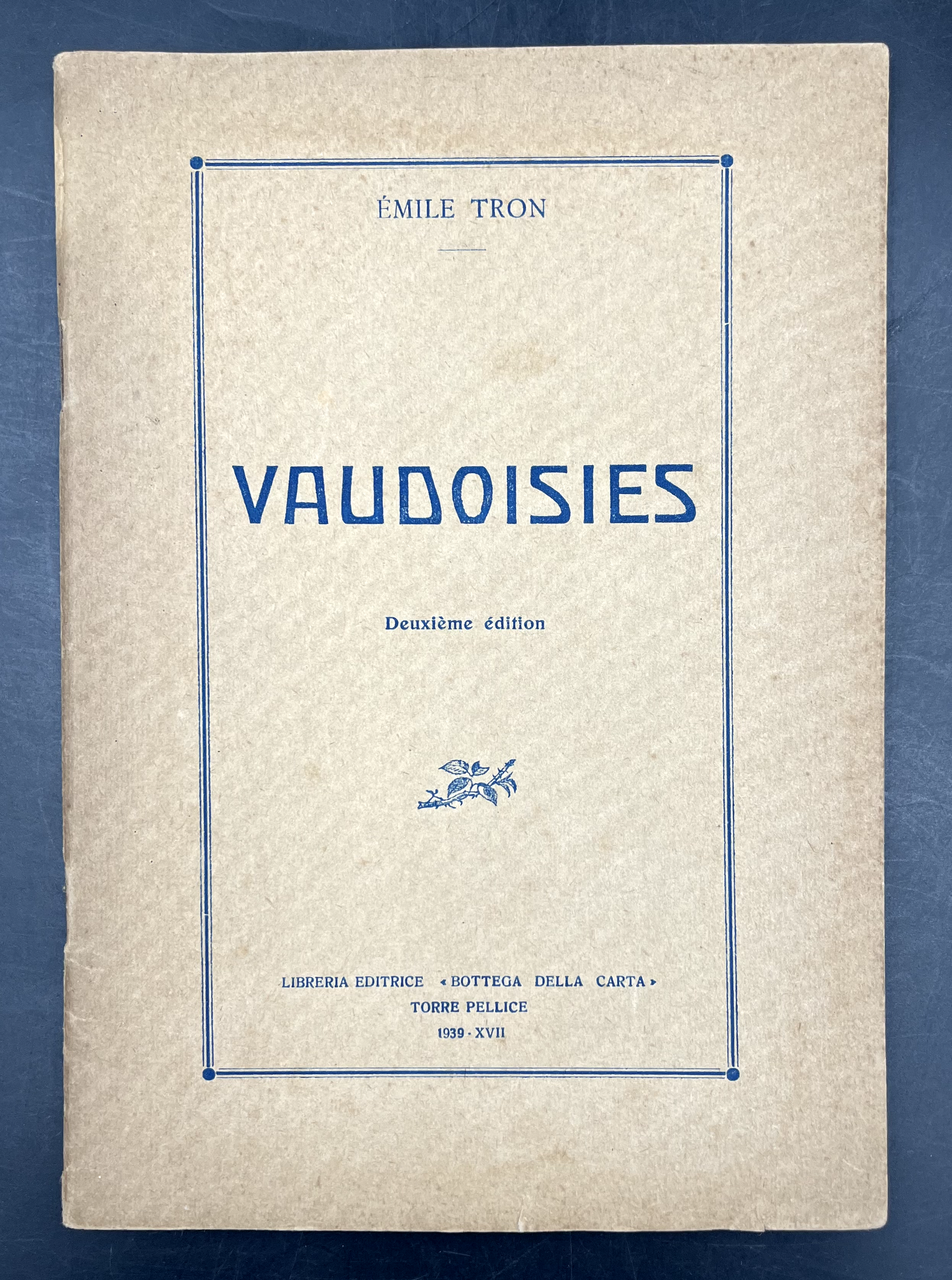 VAUDOISIES. Deuxième édition.