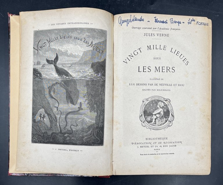 VINGT MILLE LIEUES sous les MERS illustré de 111 DESSINS …