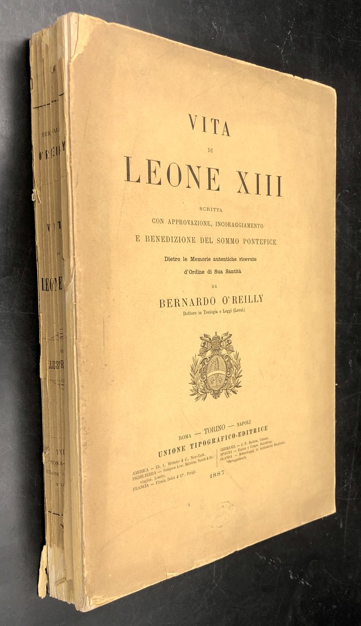 VITA di LEONE XIII. Scritta con approvazione, incoraggiamento e benedizione …