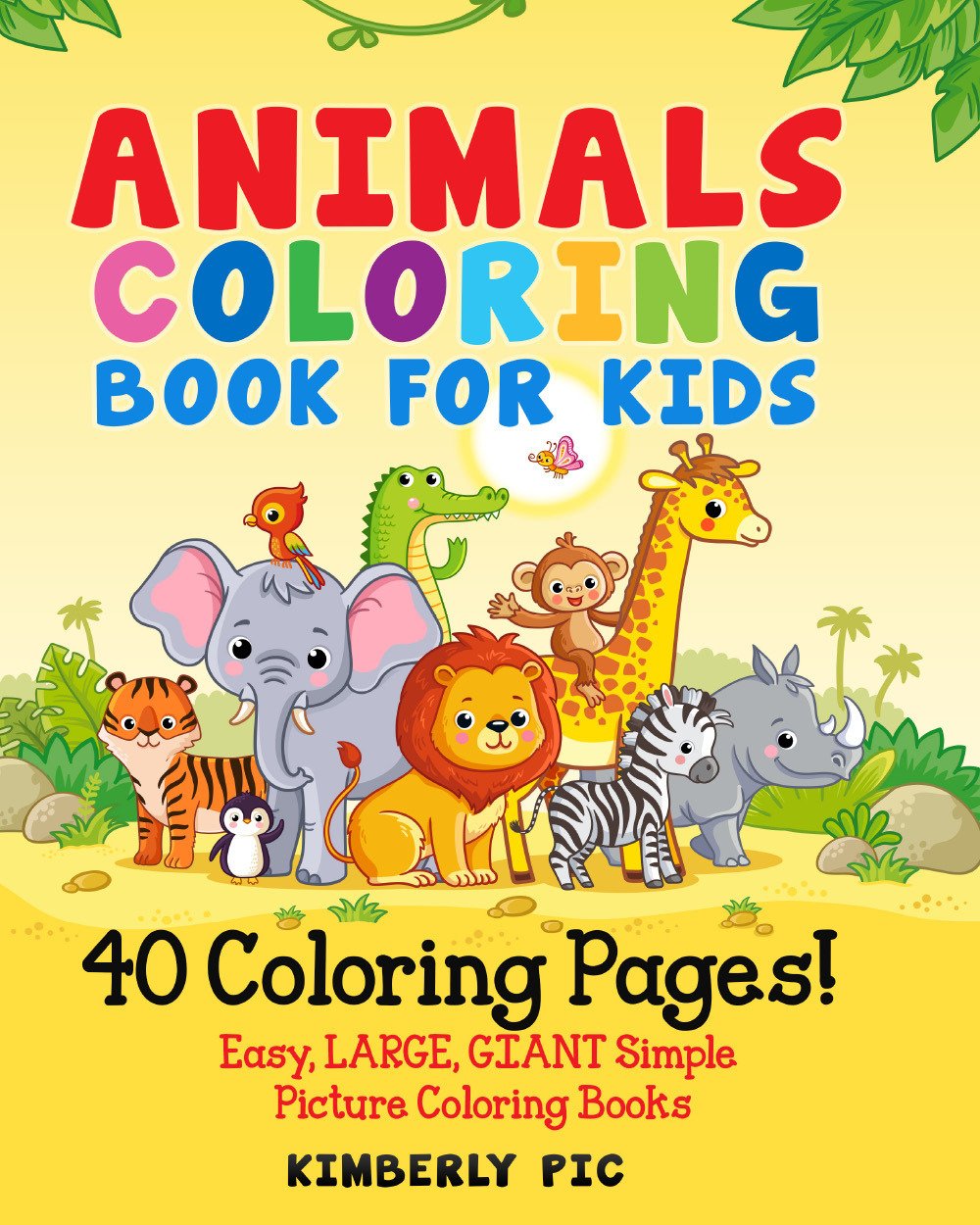 Animals coloring book for kids