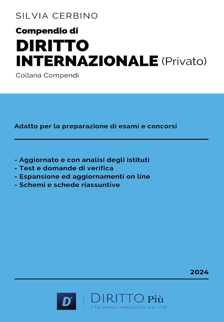 Compendio di diritto internazionale (privato) | Immagine principale