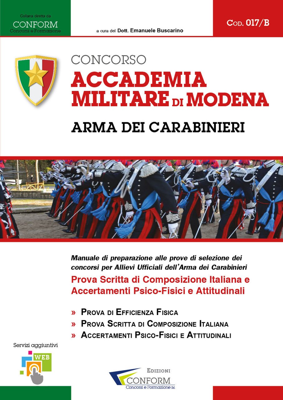 Concorso Accademia Militare di Modena. Arma dei Carabinieri. Prova scritta …