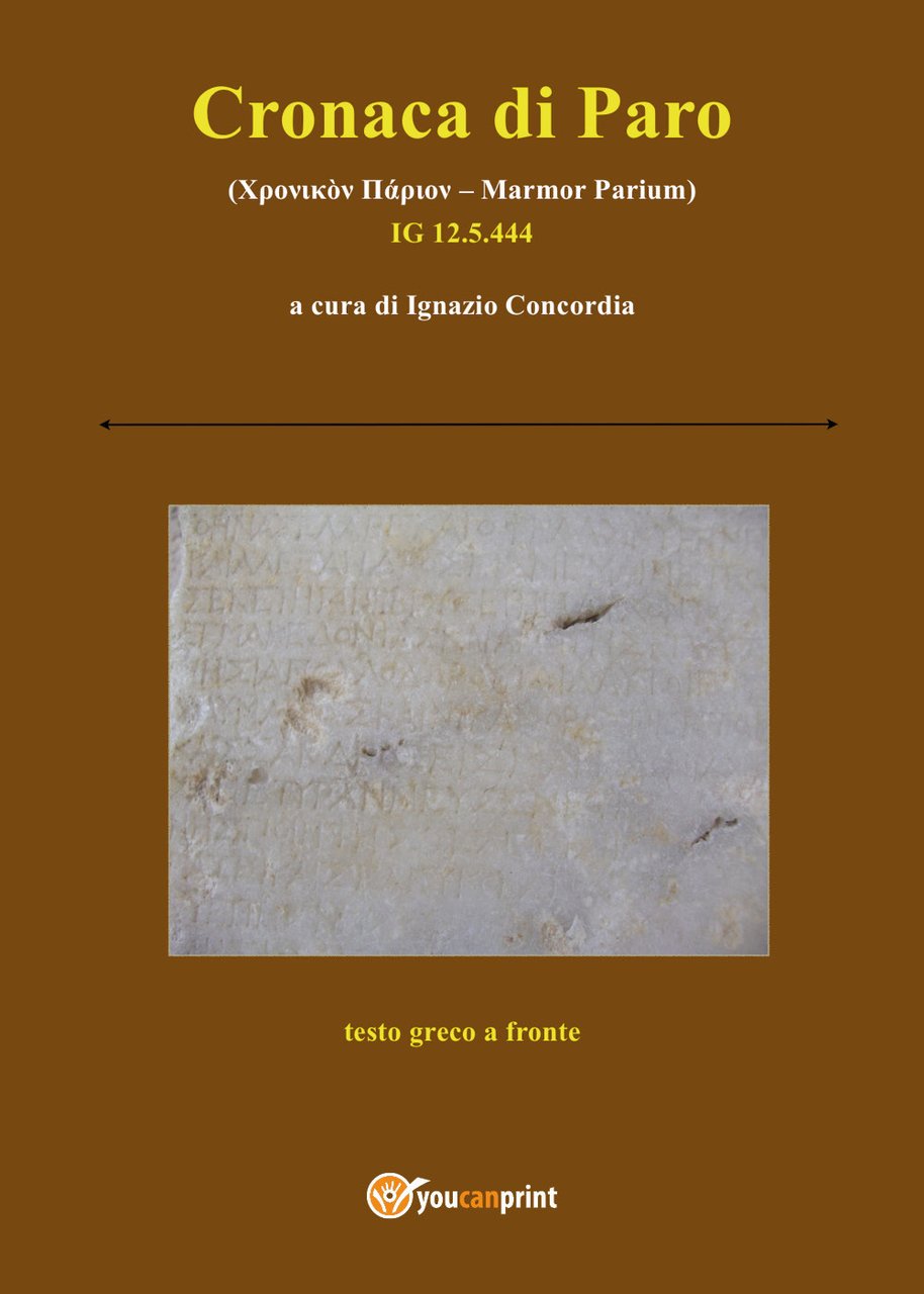 Cronaca di Paro. Testo greco a fronte