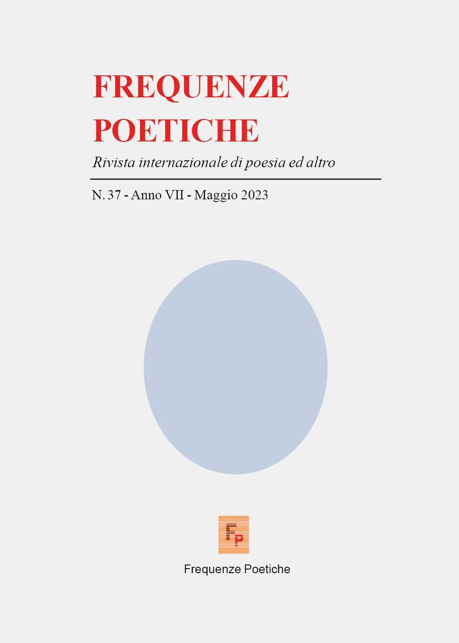 Frequenze poetiche. Rivista di poesia internazionale ed altro. Vol. 37
