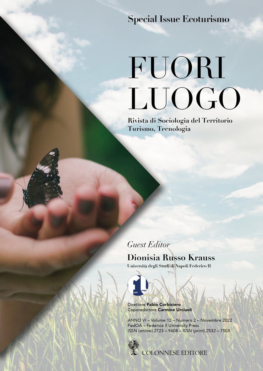 Fuori luogo. Rivista di sociologia del territorio, turismo, tecnologia. Vol. …